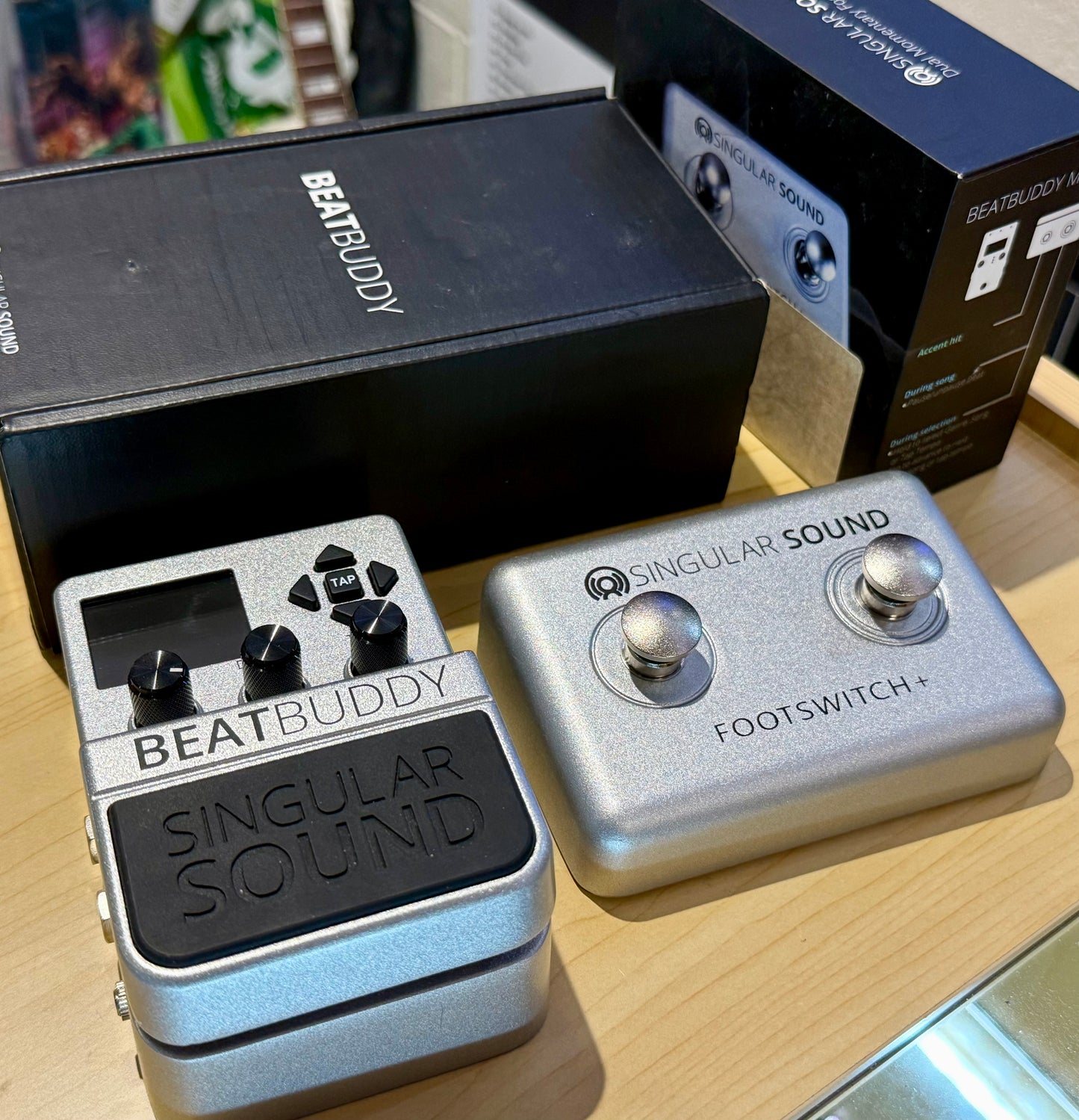🎸 Beat Buddy Singular Sound Drum Machine Pedal + Footswitch~Personal Drummer 🎸