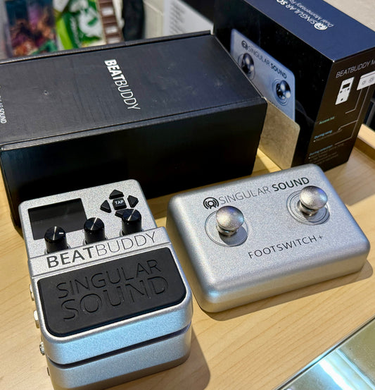 🎸 Beat Buddy Singular Sound Drum Machine Pedal + Footswitch~Personal Drummer 🎸