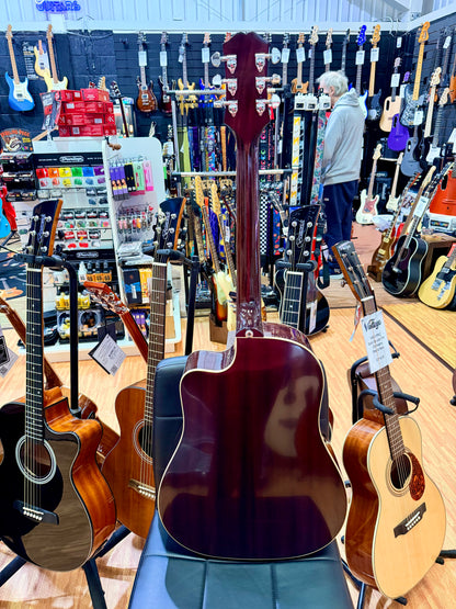 Epiphone Inspired by Gibson J-45 Cutaway Electro-Acoustic~ Hiscox Case~ Sunburst