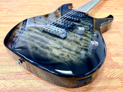 🔥 Ibanez GRX70QA-TKS Transparent Black Burst~ Electric Guitar~2021 Model 🔥