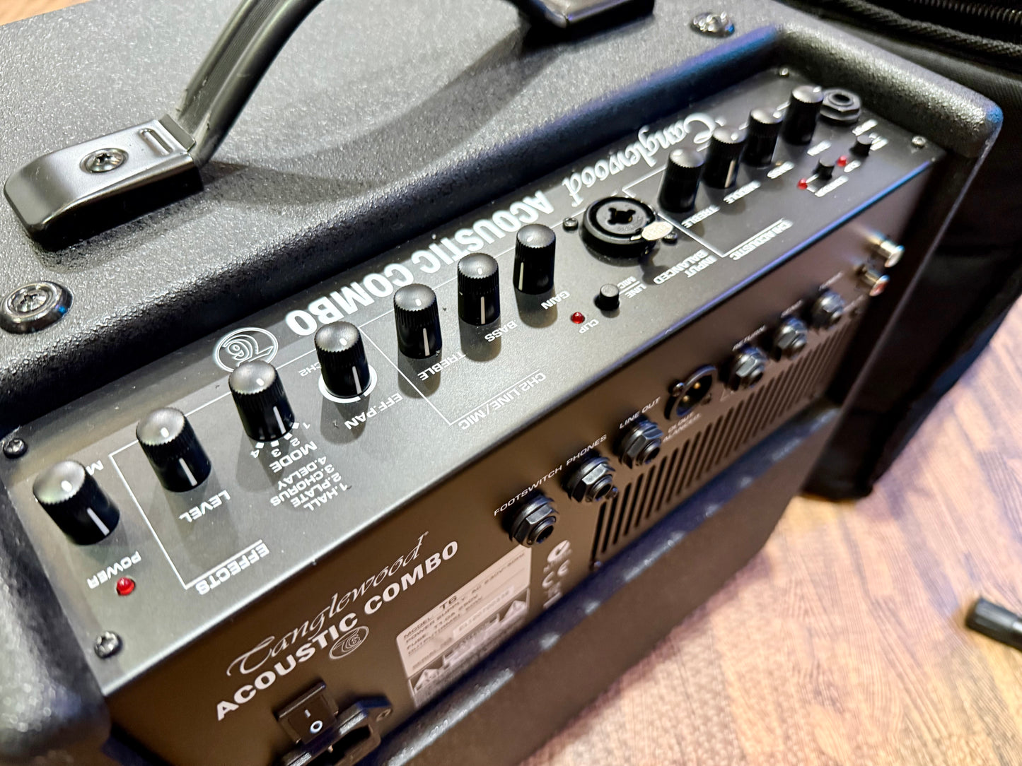 🎸 Tanglewood T6 Acoustic Guitar Amp~ 60w Combo Amplifier + Gig Bag 🎸