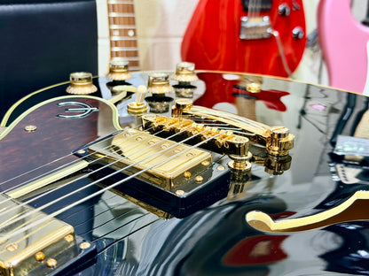 🌟MINT 2021🌟 Epiphone Sheraton II Pro Hollowbody~ Ebony Black + Hard Case!