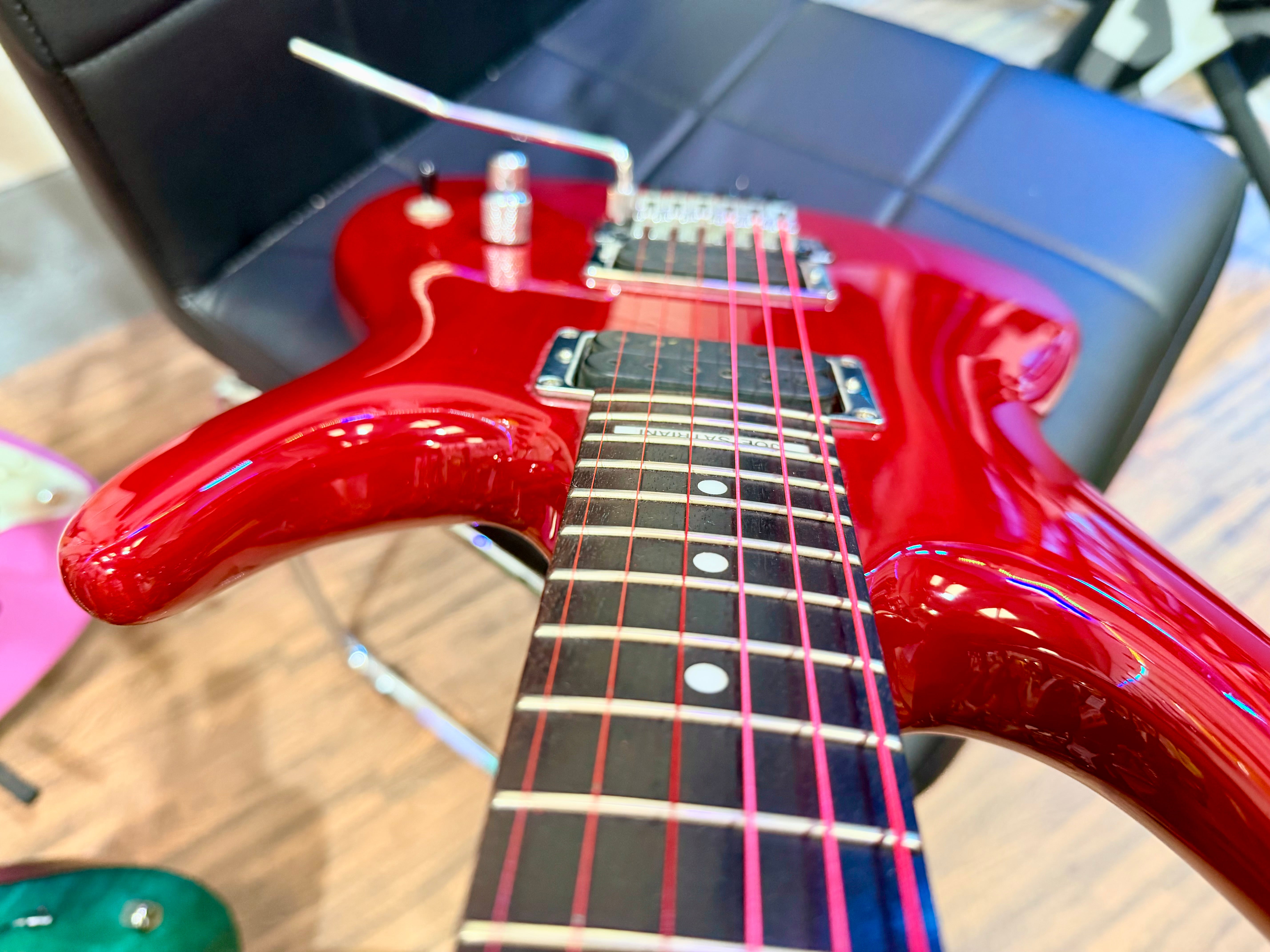 🔥2002🔥 Ibanez JS100 Joe Satriani Signature~ Korean Electric Guitar~ Red~ Floyd