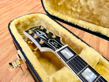 🔥2024🔥 Epiphone Inspired By Gibson Custom Les Paul~ Alpine White~ USA Pickups!
