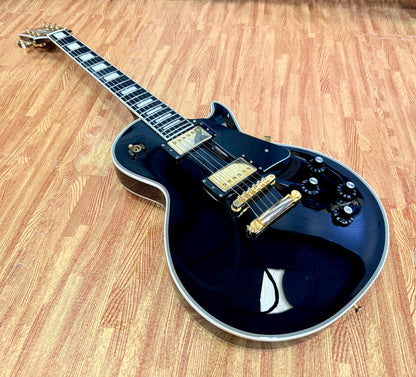 🔥2018🔥 Edwards E-LP-105CD Les Paul Custom Ebony~ Made In Japan ‘ESP’ MIJ + Bag