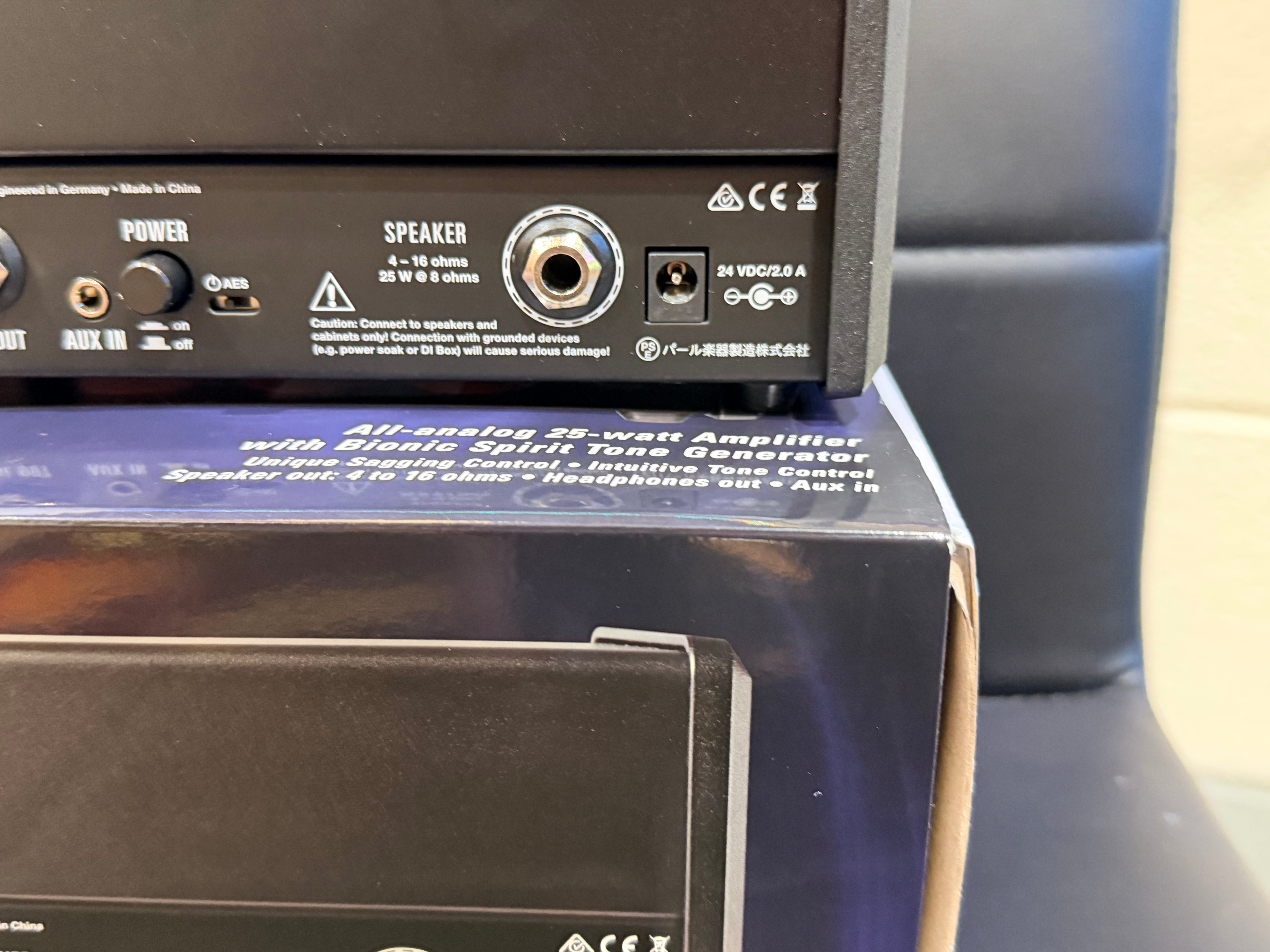 🎸 Hughes and Kettner Spirit of Metal Nano Amplifier Head~ Mini Amp 50w 🎸