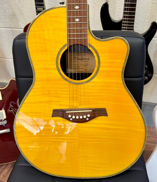 🎸ROUNDBACK🎸 Tanglewood Odyssey TMO-7 Bowl Back Electro-Acoustic Guitar~Natural
