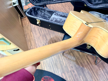 ✨MINT✨ Epiphone EJ-200SCE Jumbo Electro Acoustic~ Natural~ Esonic 2 + H/Case!