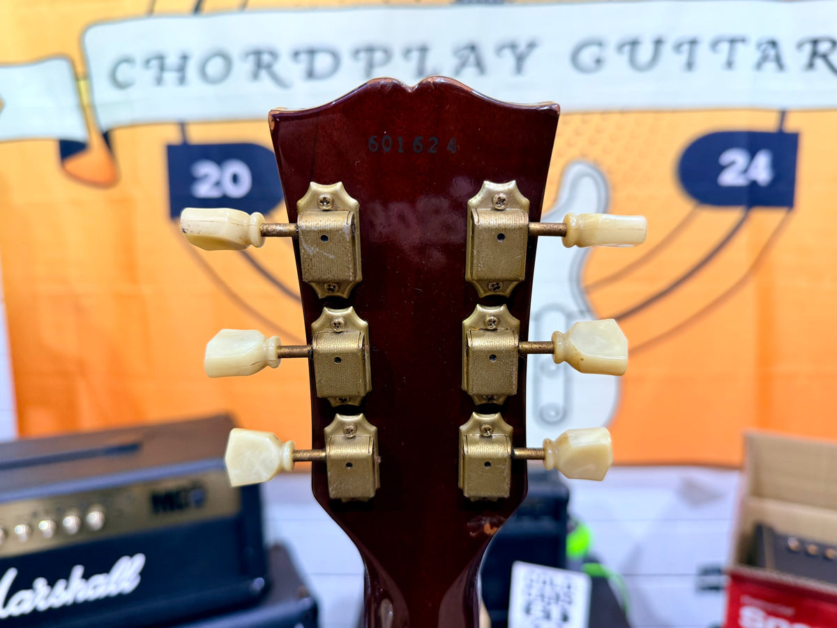 🇯🇵1996🇯🇵 Orville LPS-80F Les Paul Deep Cherry Tiger Top MIJ Japan Import!