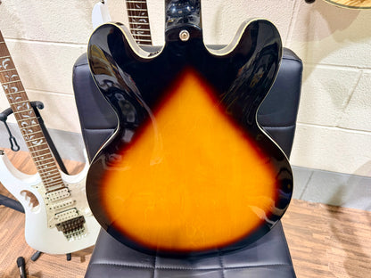 ☀️2013☀️ Epiphone Sheraton ii VS~ Vintage Sunburst~ Hollow-body~ Hard Case!