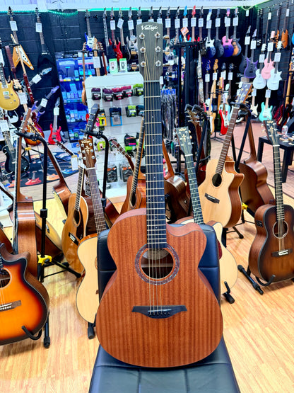 🪵NEW🪵 Vintage VE660MM Mahogany Series Electro Acoustic Guitar~ Dreadnought!
