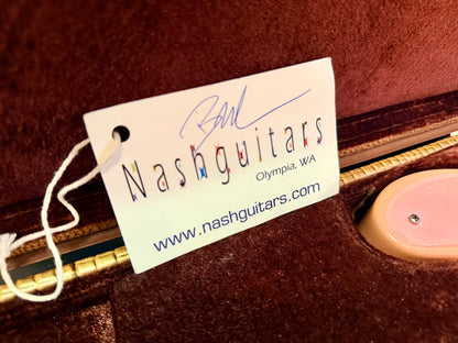 ✨2018✨ Nash Guitars T-68 Pink Paisley Telecaster Relic~ Lollar Pickups + Case!