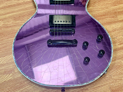 🔥2021🔥 Jackson Pro Series Marty Friedman MF-1 Purple Cracked Mirror Signature!