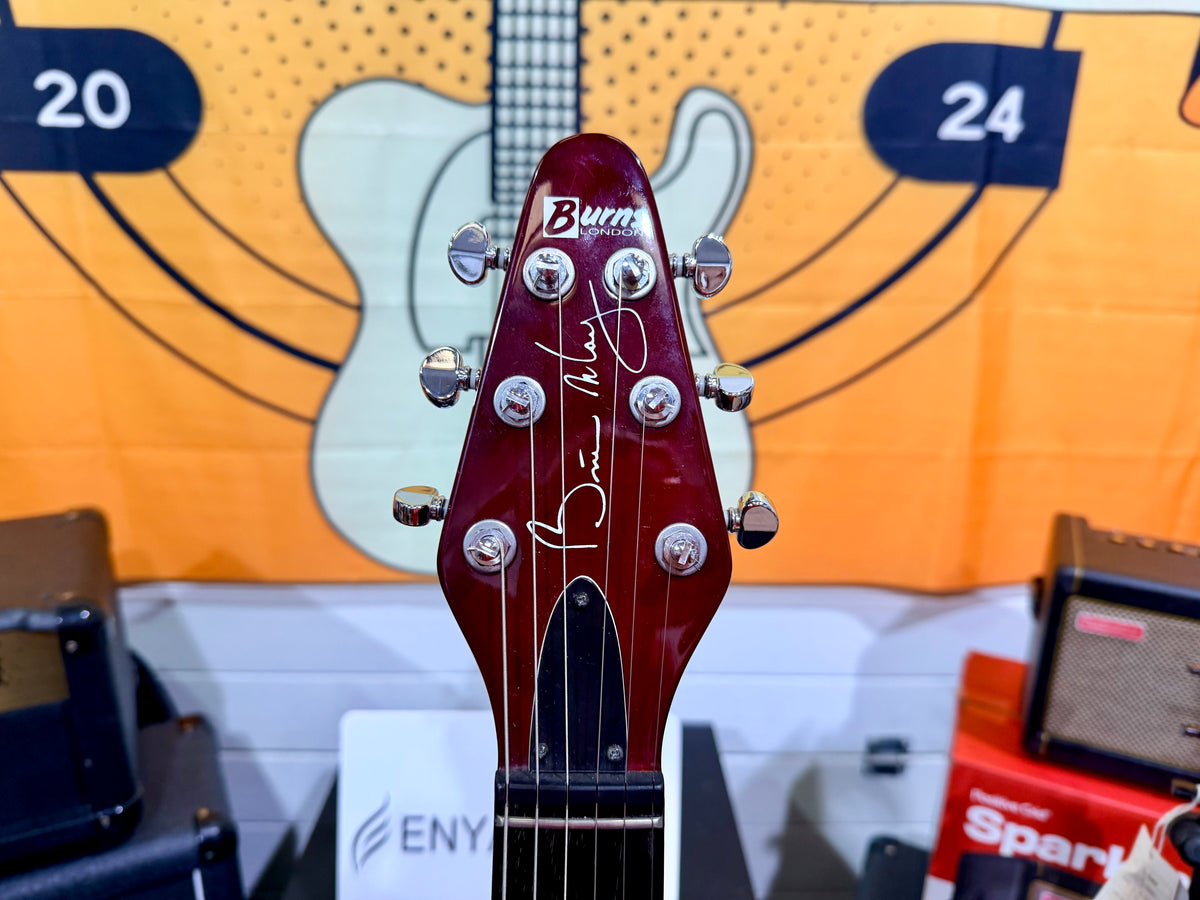 ⚡️2003⚡️ Burns London Brian May Signature Red Special~ Cherry Red Korean Made!