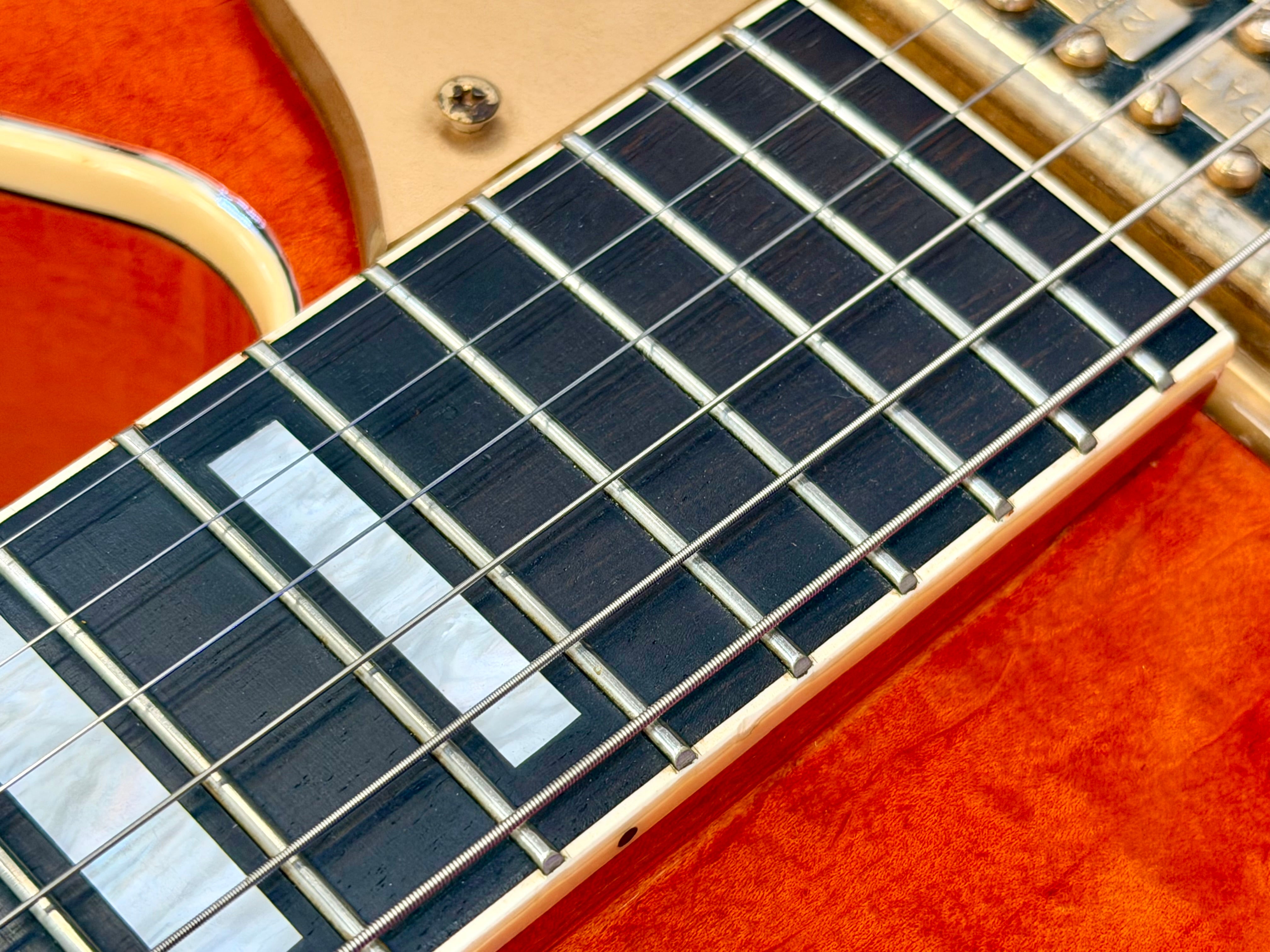 ✨1990✨ Gretsch 6120 Nashville Western Orange MIJ Terada~ Bigsby~ Japan + Case!