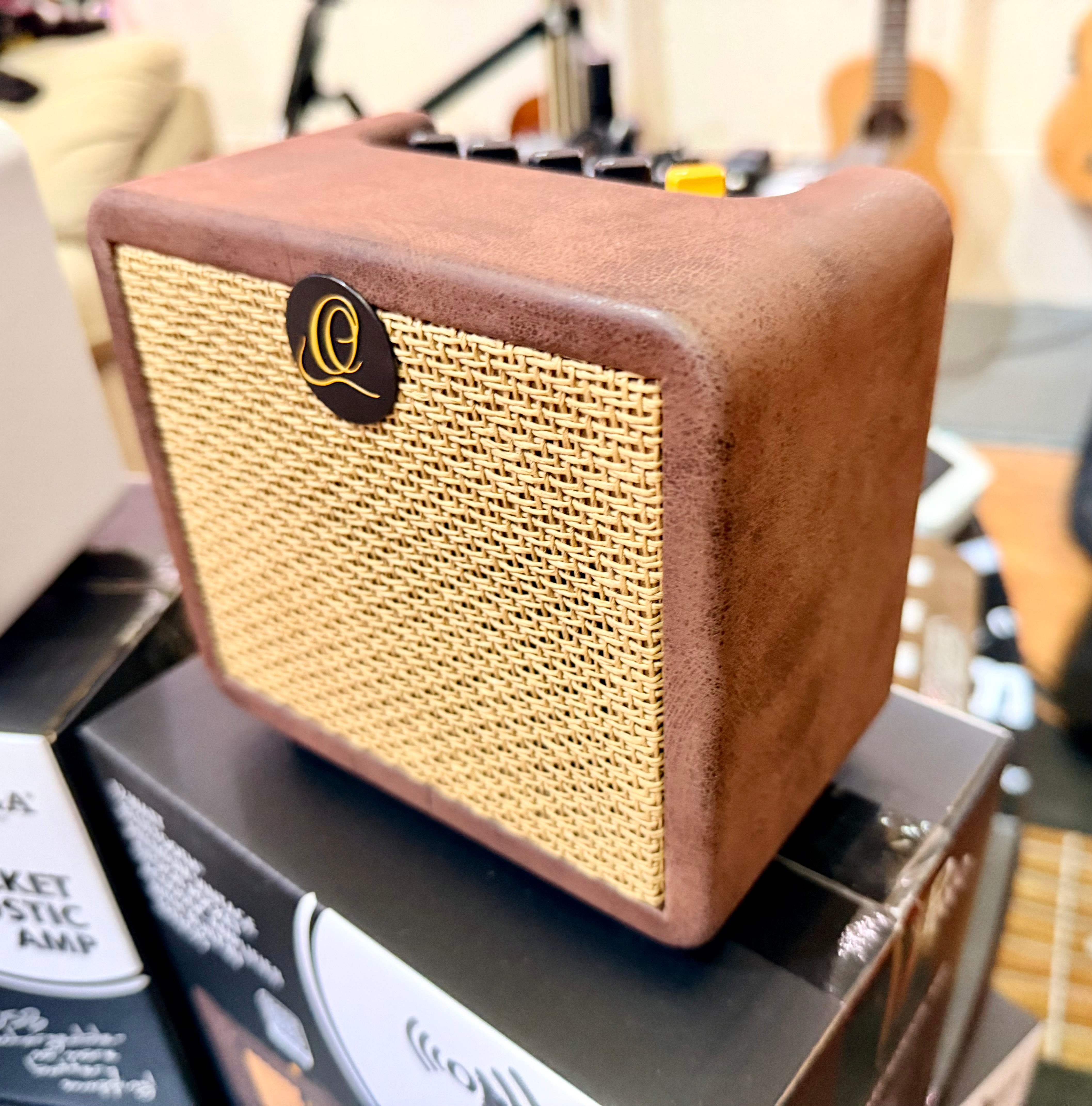 🔥NEW🔥 Ortega PTWO 12w Pocket Acoustic Guitar Amplifier~USB-C/Bluetooth/Effects