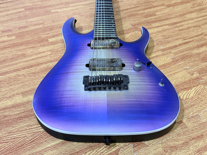 🔥2019🔥 Ibanez RGA71AL Axion Label 7 String~ Indigo Aurora Burst~ Bare Knuckle!