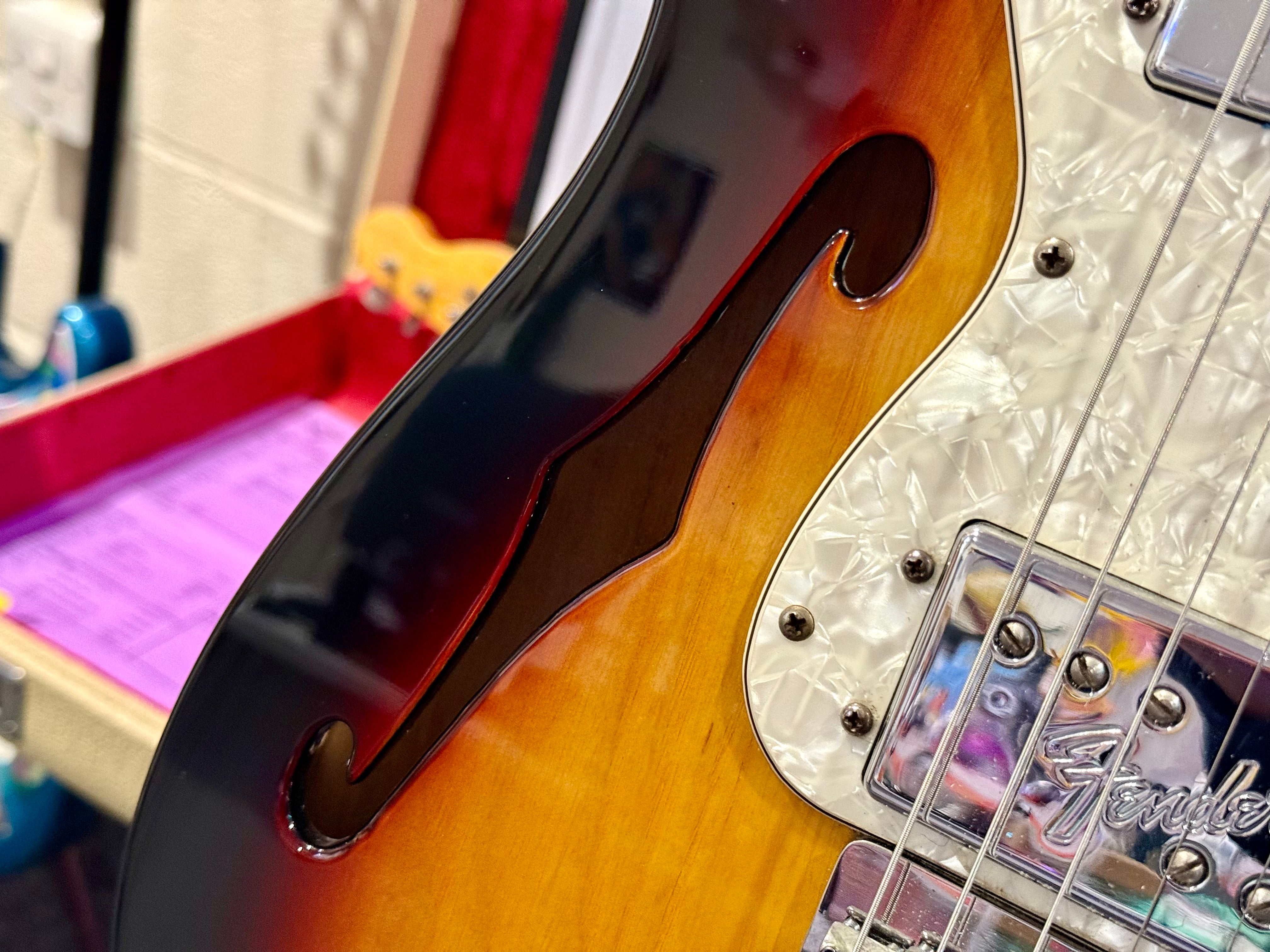 🌟1999🌟 Fender Classic Series '72 Telecaster Thinline~ 3 Color Sunburst~ Lovely