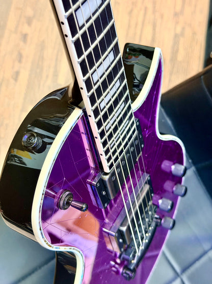 🔥2021🔥 Jackson Pro Series Marty Friedman MF-1 Purple Cracked Mirror Signature!