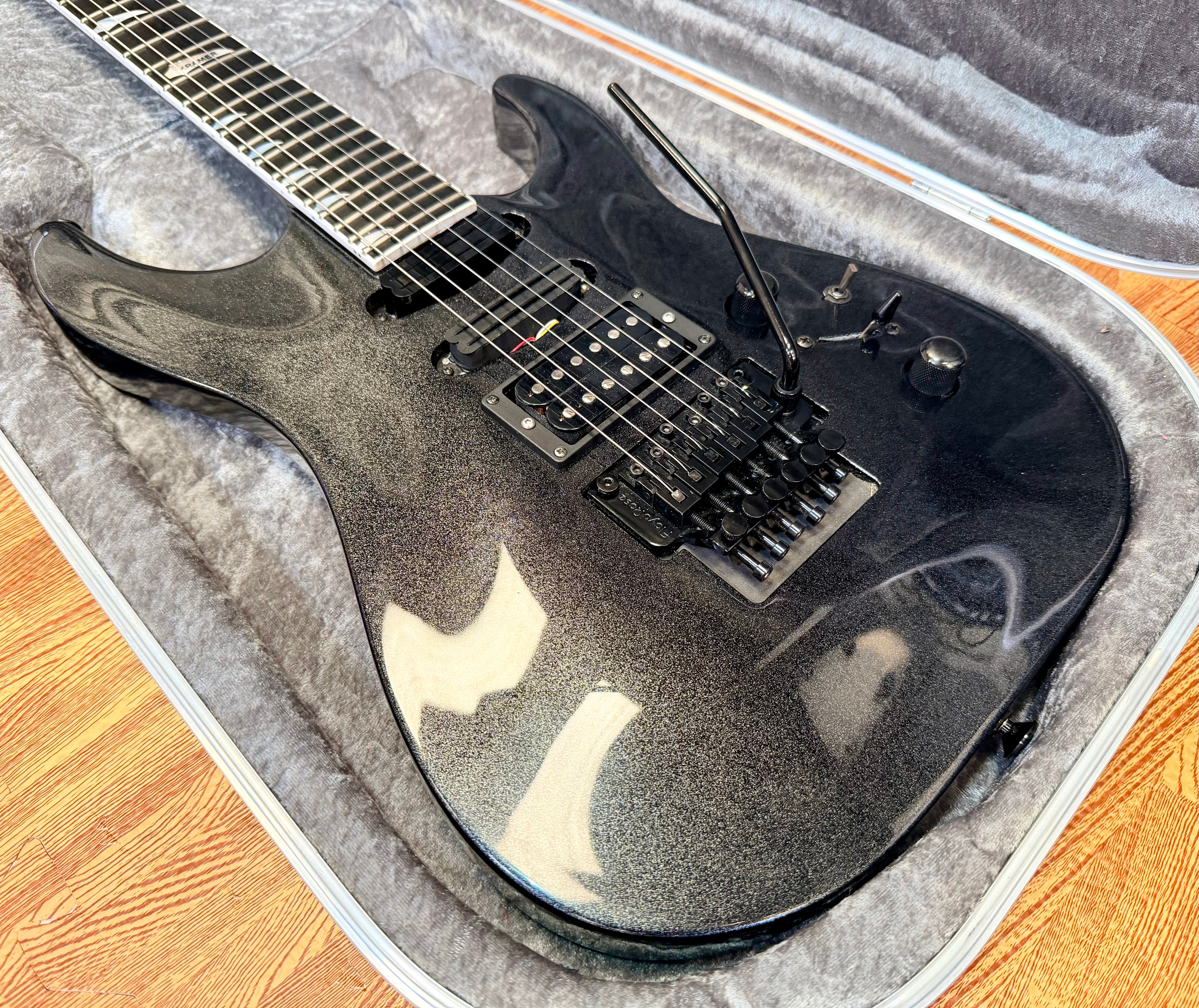 🔥2019🔥 Kramer SM-1 Maximum Steel~ Seymour Duncan Pickups & Floyd Rose Tremolo!