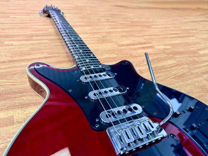 ⚡️2003⚡️ Burns London Brian May Signature Red Special~ Cherry Red Korean Made!