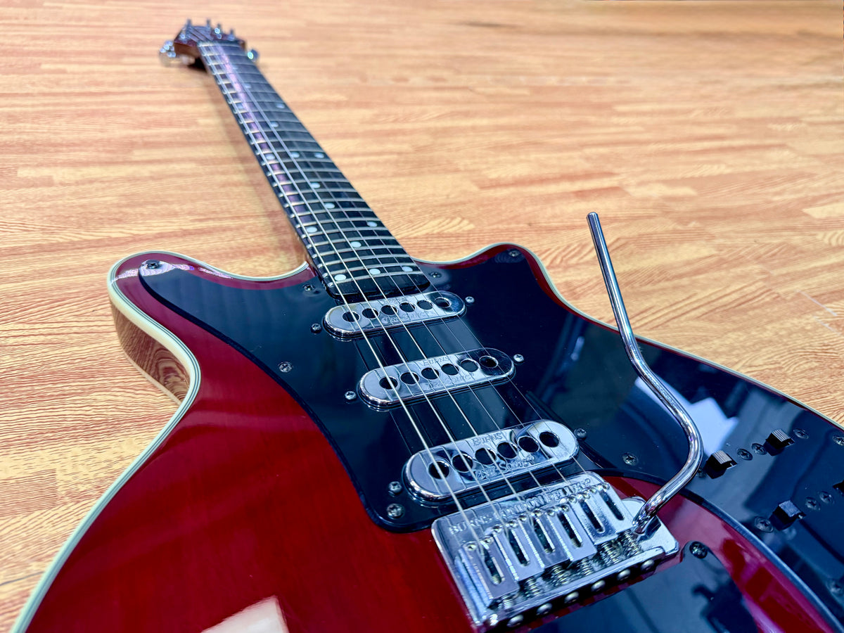 ⚡️2003⚡️ Burns London Brian May Signature Red Special~ Cherry Red Korean Made!