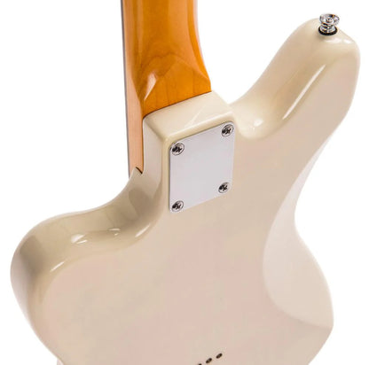 🎸NEW Vintage V65 ReIssued Series Hard Tail Electric Guitar ~ Soapbar~ Blonde 🎸