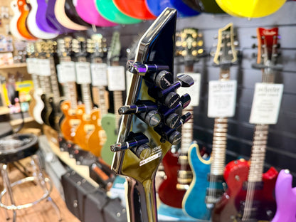 🔥2021🔥 Jackson Pro Series Marty Friedman MF-1 Purple Cracked Mirror Signature!