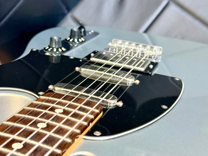 🔥2012🔥 Fender Blacktop Telecaster Baritone~ Ghost Silver HSS~ Mexican MIM Tele