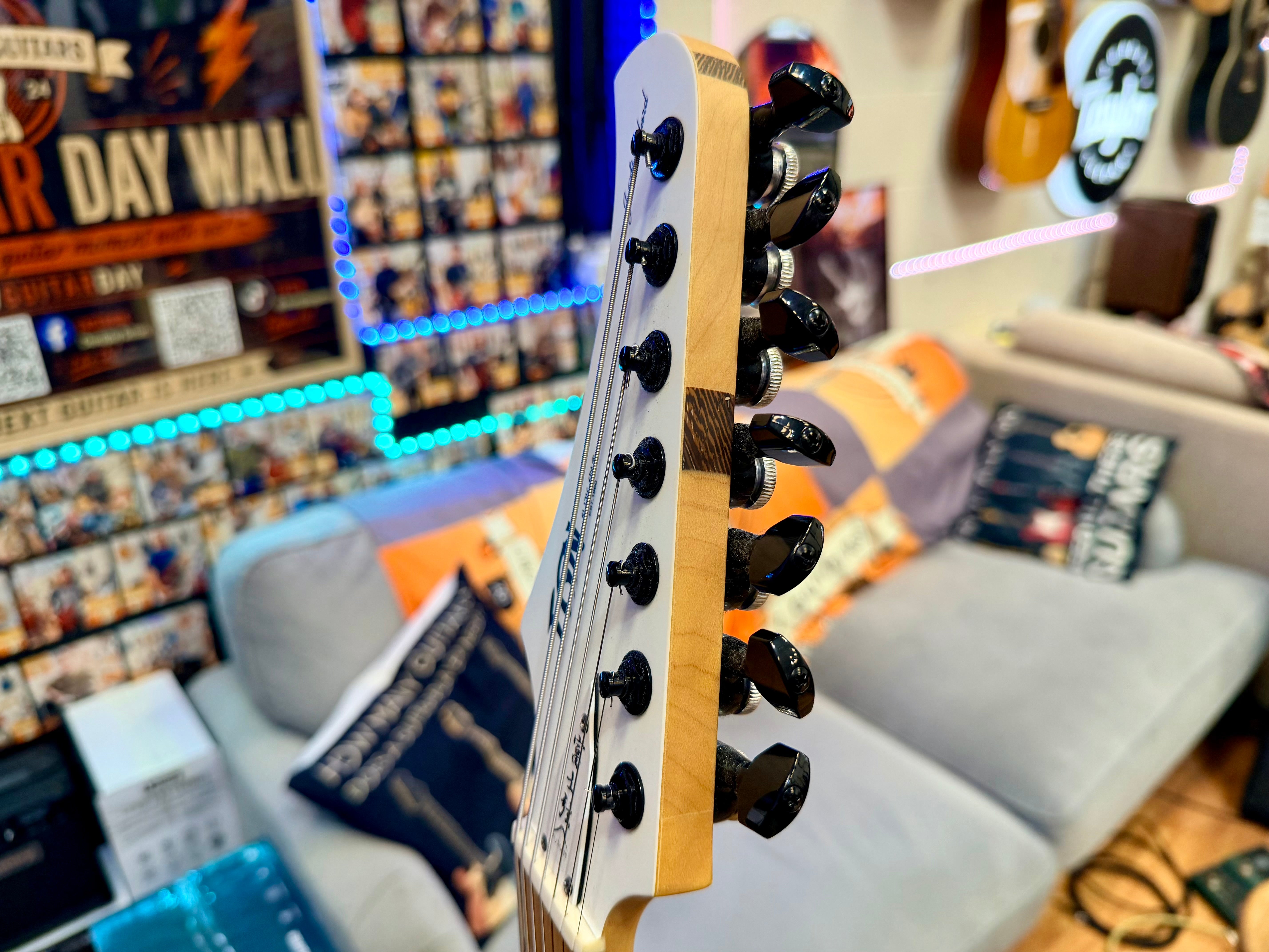🇯🇵 FGN J Standard Mythic JMY7-Ash-M 7 String MIJ 2019 Fujigen Japan~White 🇯🇵