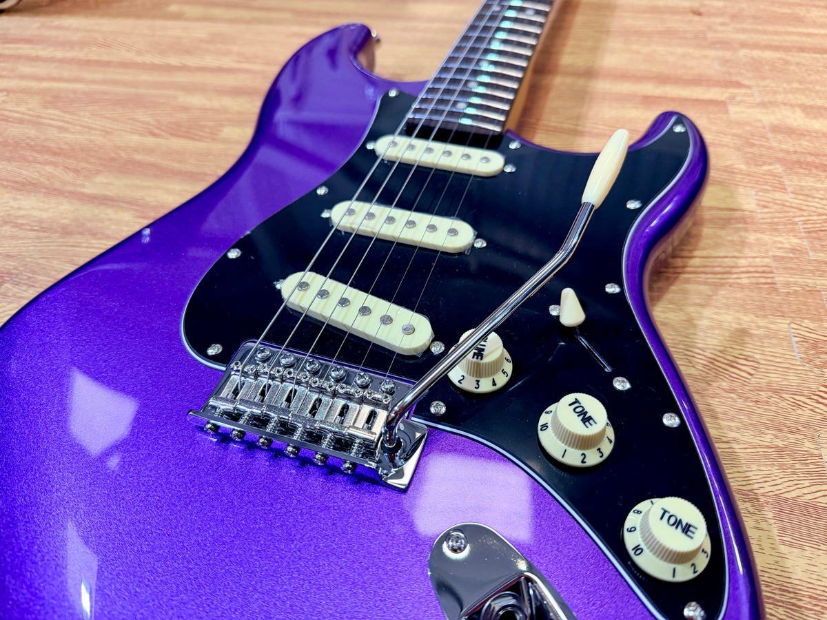 Jet Guitars JS-300~ Metallic Plum~ Rosewood Fingerboard~ Roasted Maple Neck