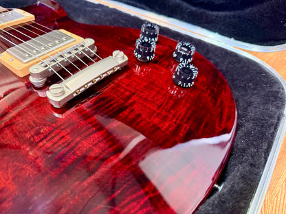 ✨2015✨ Gibson Les Paul Studio~ Wine Red Figured Top~ 100th Anniversary + Case!