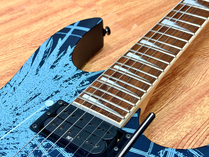 🔥RARE🔥 Ibanez RG09LTD Pegasus Royal Blue~ 2009 Limited Edition~ Glow In The Dark!