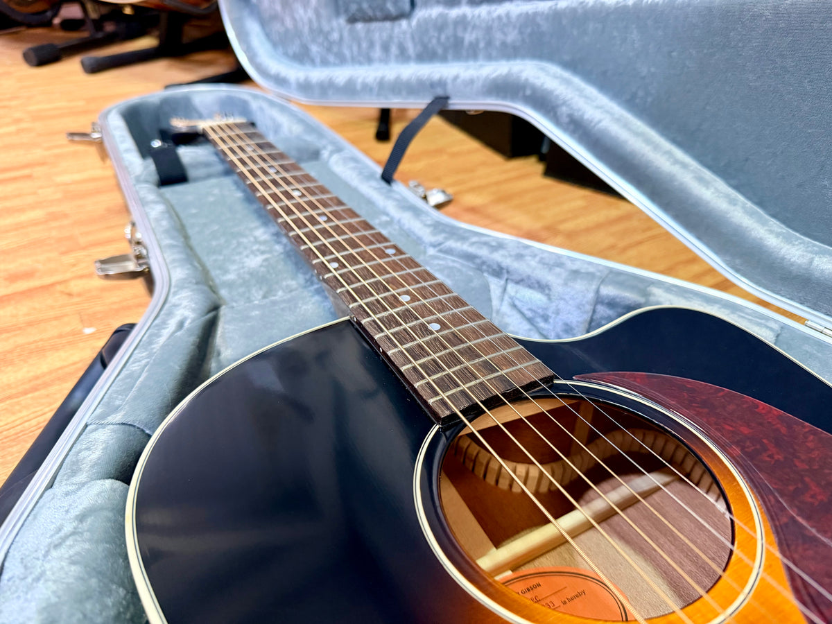 Epiphone Inspired by Gibson J-45 Cutaway Electro-Acoustic~ Hiscox Case~ Sunburst