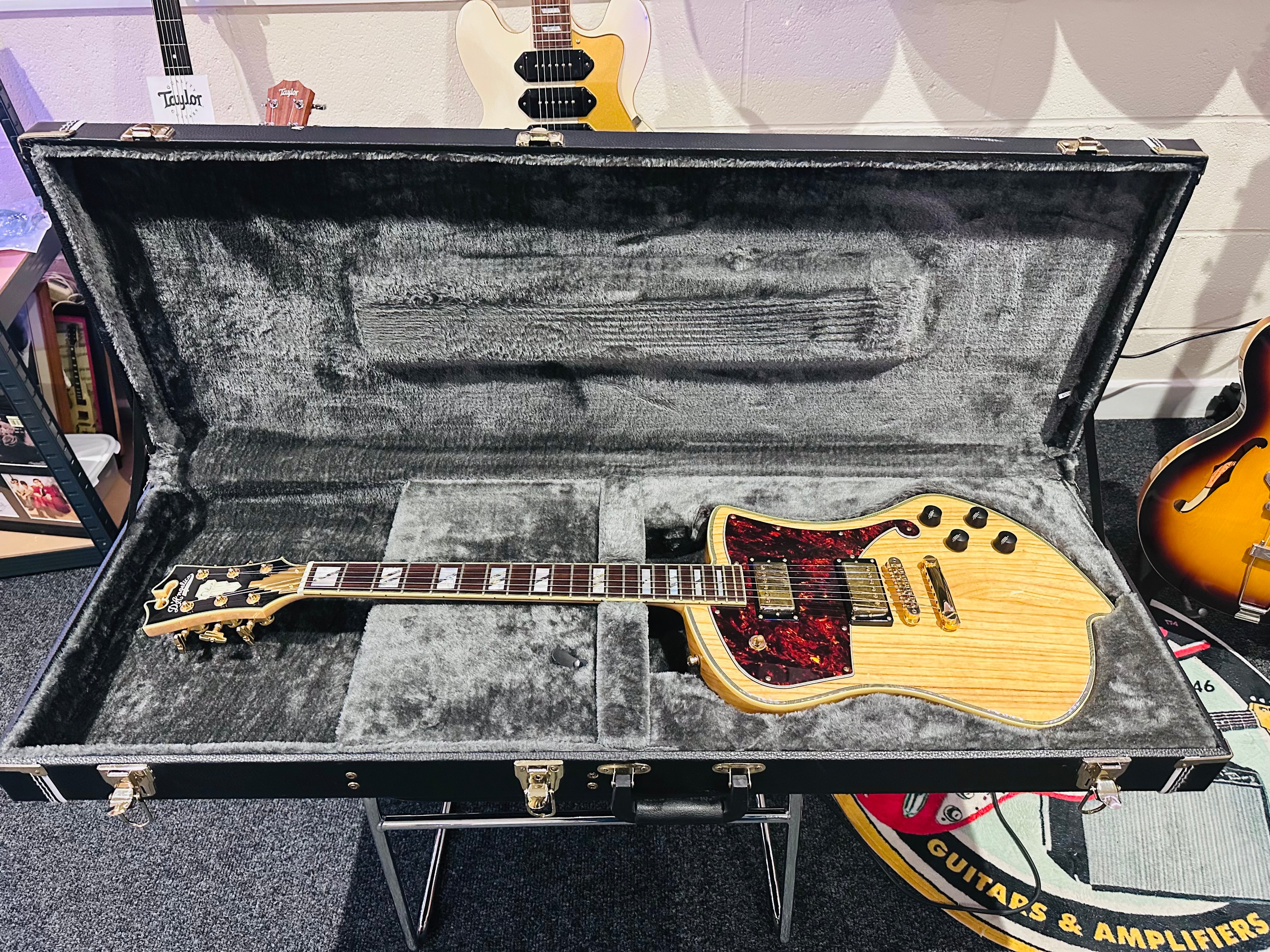 🌟MINT🌟 D'Angelico Ludlow Deluxe~ Swamp Ash Natural~2018~ Hard Case~MUST SEE 🌟