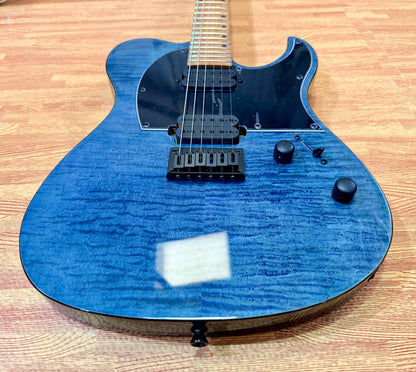 Spira Guitars T-450 TDB~ Trans Blue Flame Maple~ Villain Custom Humbuckers~ NEW