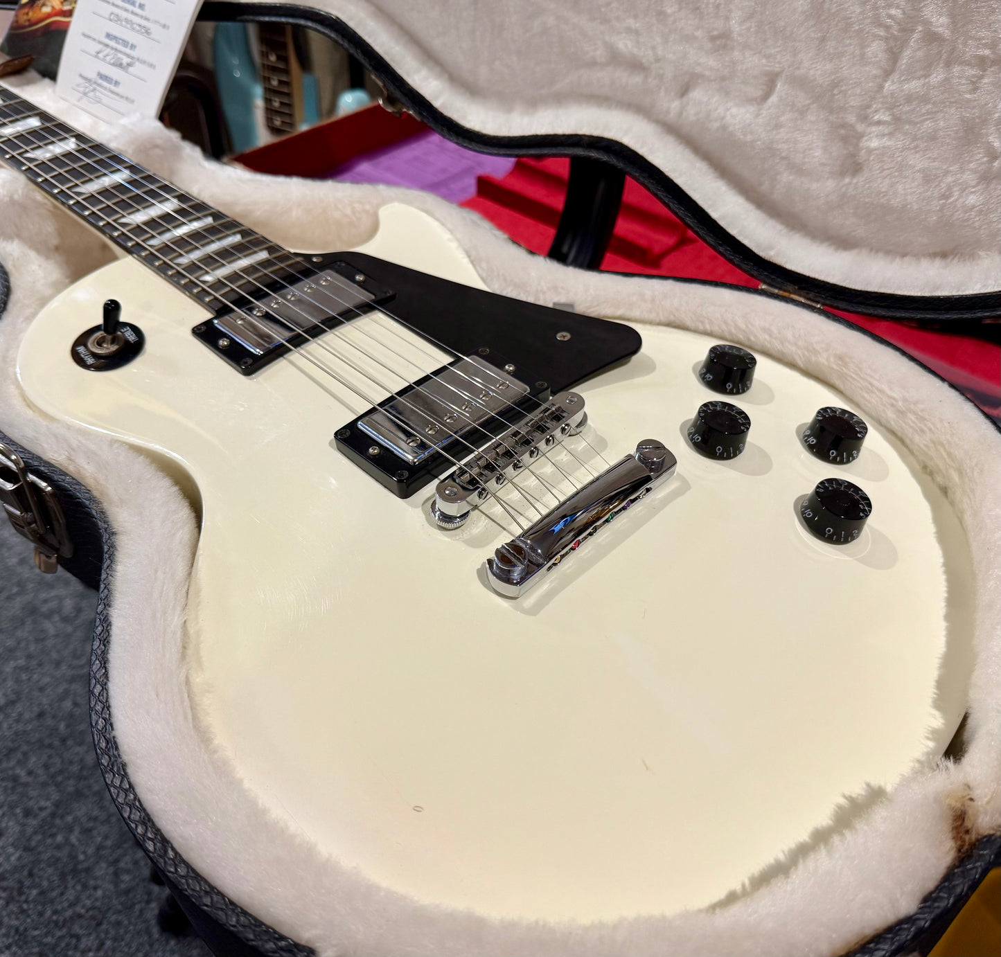 🌟2010🌟 Gibson Les Paul Studio~ Alpine White & Chrome~Ebony Fretboard~Hard Case