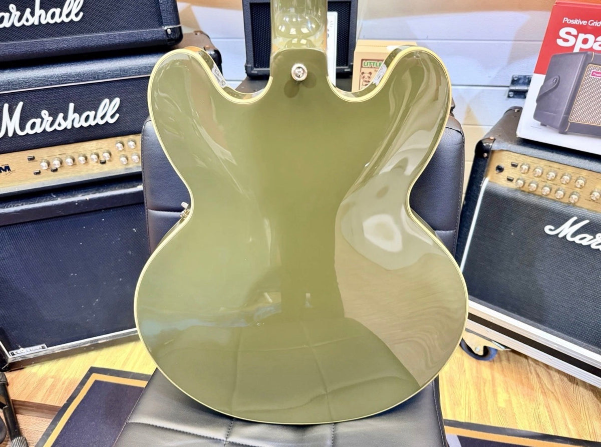 ⚡️2023⚡️ Epiphone Shinichi Ubukata ES-355 Olive Drab~ Inspired By Gibson Custom!