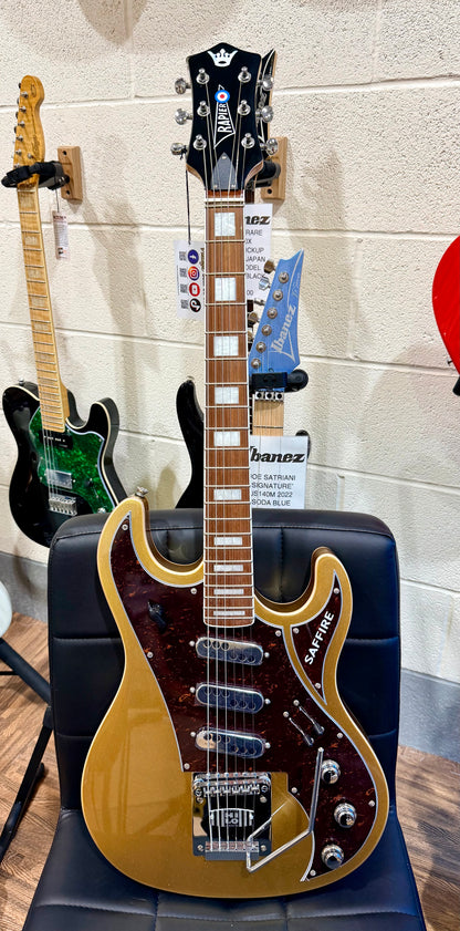 🔥BRAND NEW 2025🔥 Rapier 33 Saffire Ultra Electric Guitar~ Shoreline Gold!