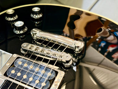 🔥2008🔥 Burny RLC-50JS John Sykes Les Paul Custom~ Black~ Japan Market Import!