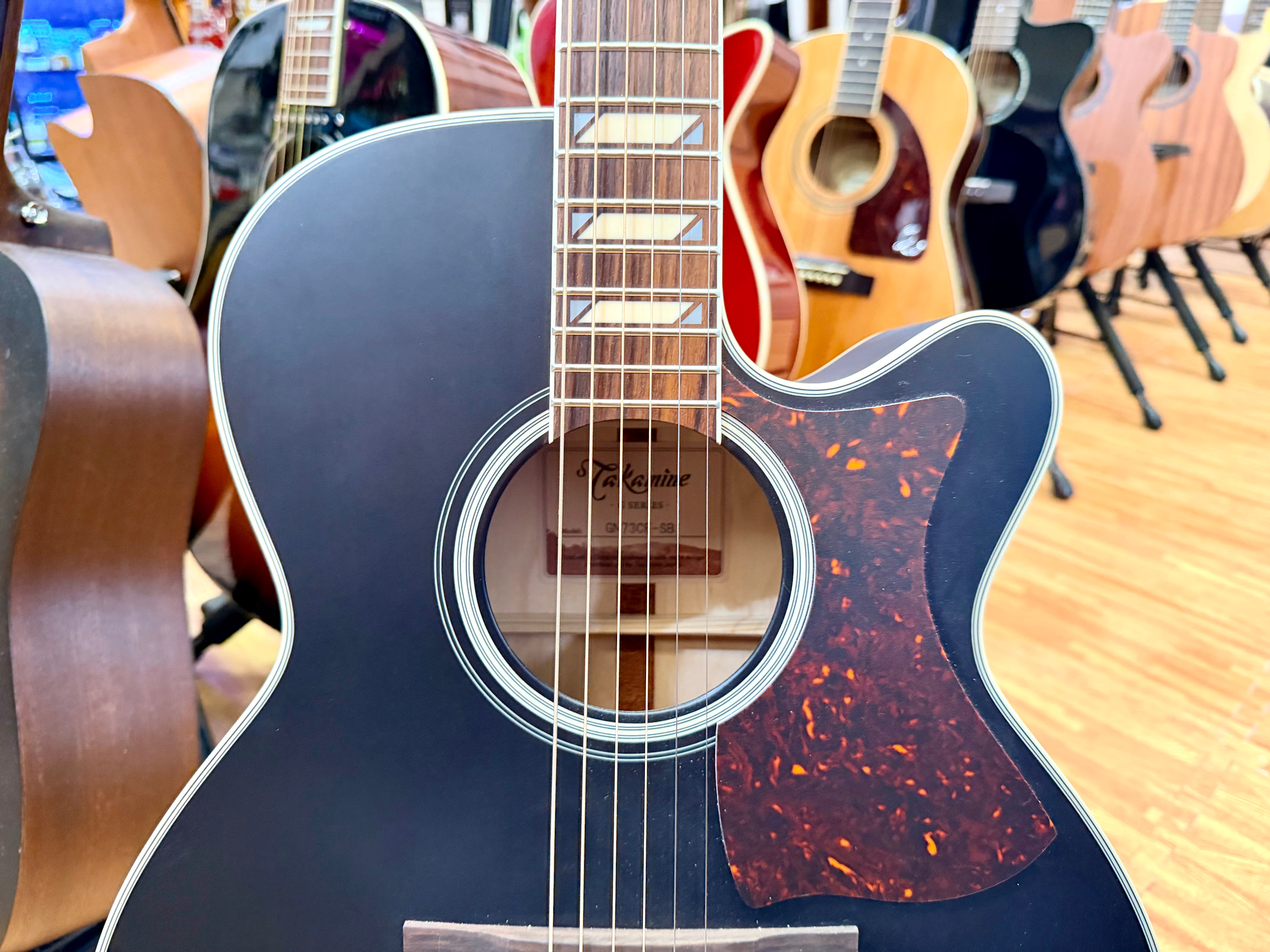 ✨MINT 2025⚡️ Takamine GN73CE SB Electro Acoustic Guitar~ Satin Black G Series!