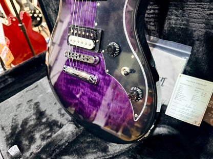 🔥NEW🔥 2025 Gibson Victory Figured Top~ Dark Purple Burst~ Hard Case & Docs!