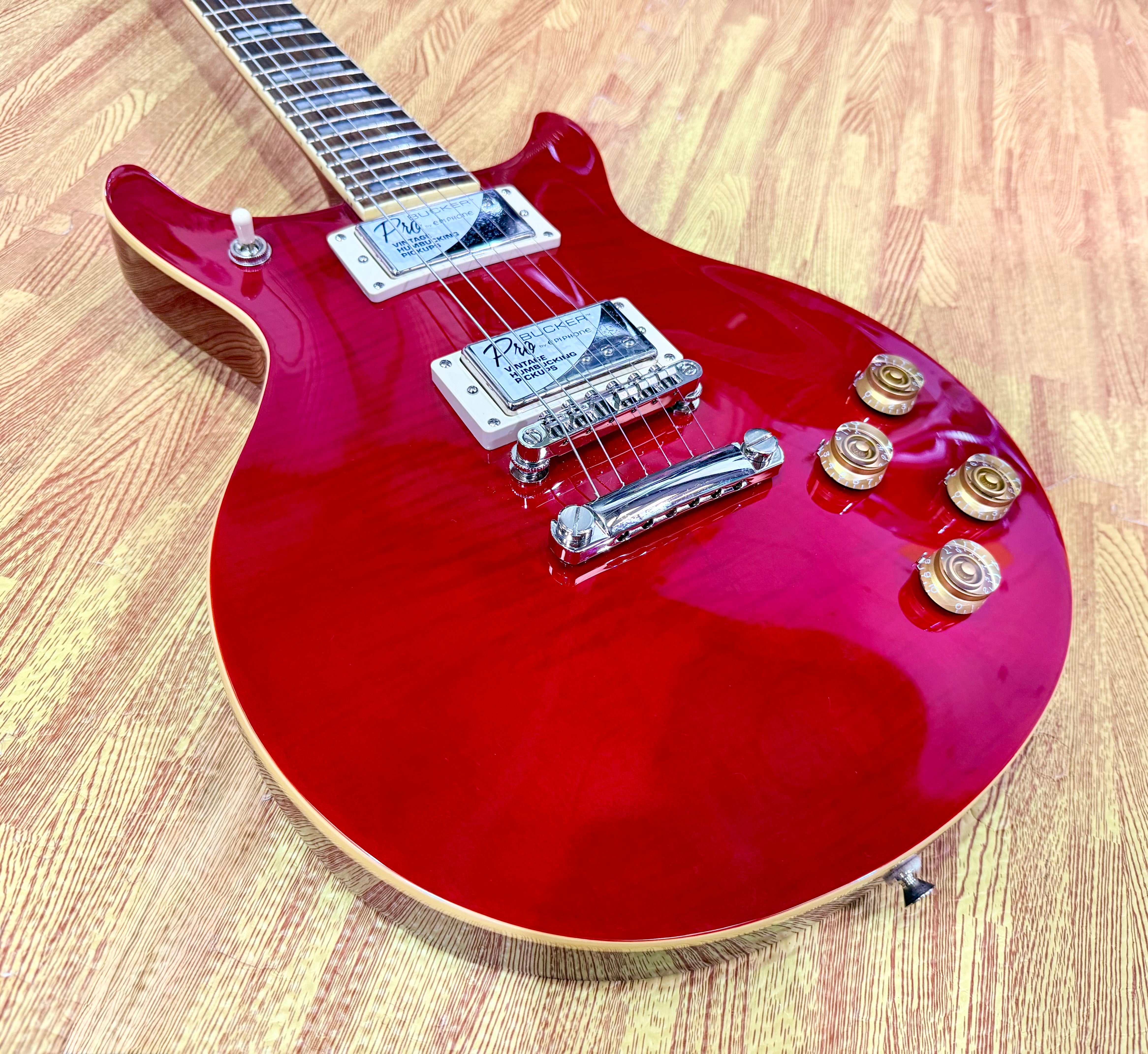 🍒2019🍒 Epiphone DC PRO Black Cherry Electric Guitar~ Ex-Demo~ Mint!