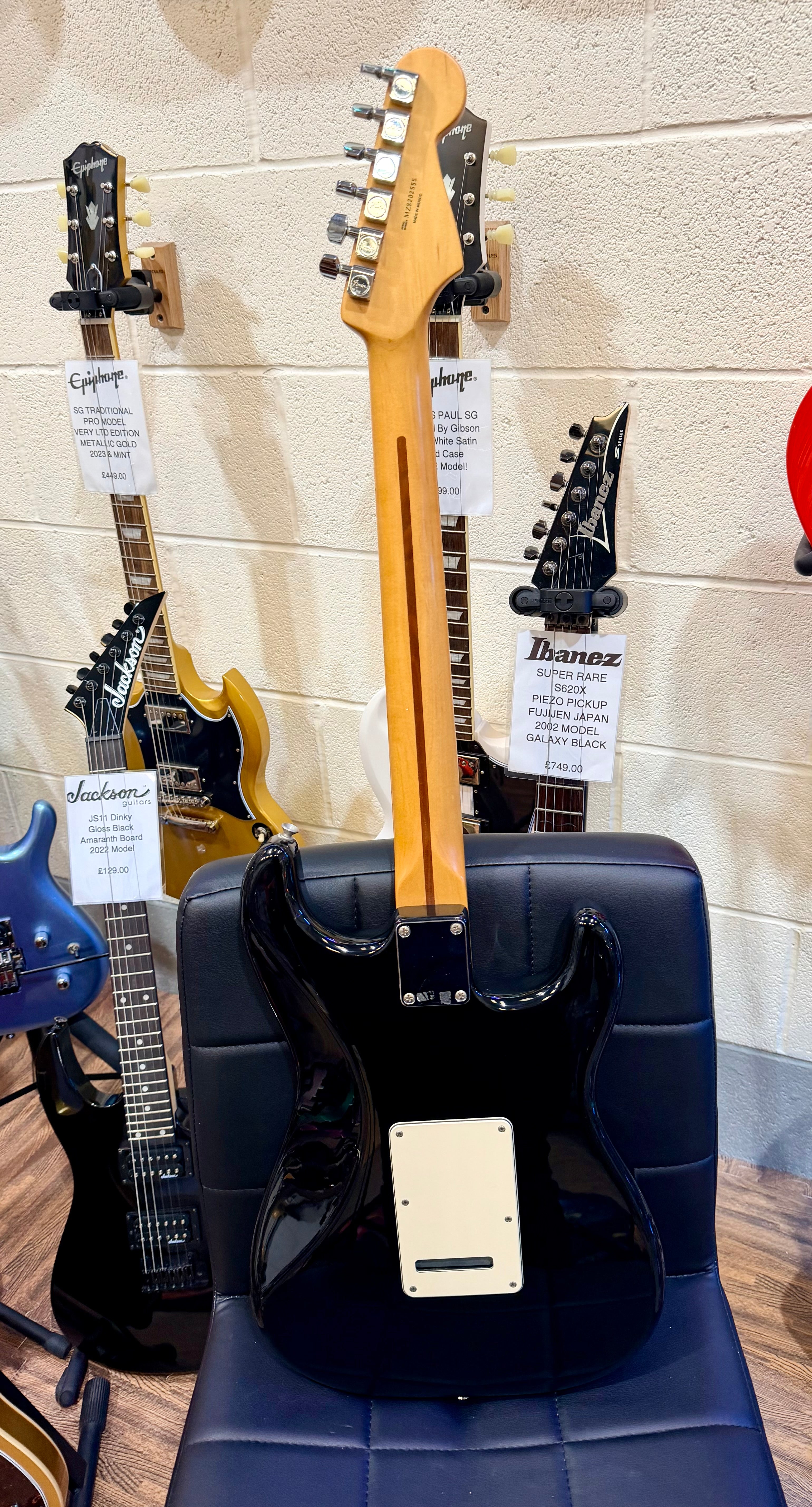 🔥LEFTY🔥 Fender Mexican Standard Stratocaster Left Handed~ Black~ 2008 Strat!