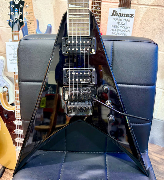 🔥2020🔥 Jackson JS Series King V JS32~ Gloss Black Flying V~ Floyd Rose!