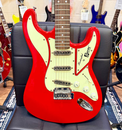 ⚡️2009⚡️ Burns London Cobra Electric Guitar~ Guards Red~ Tri-Sonic Pickups!