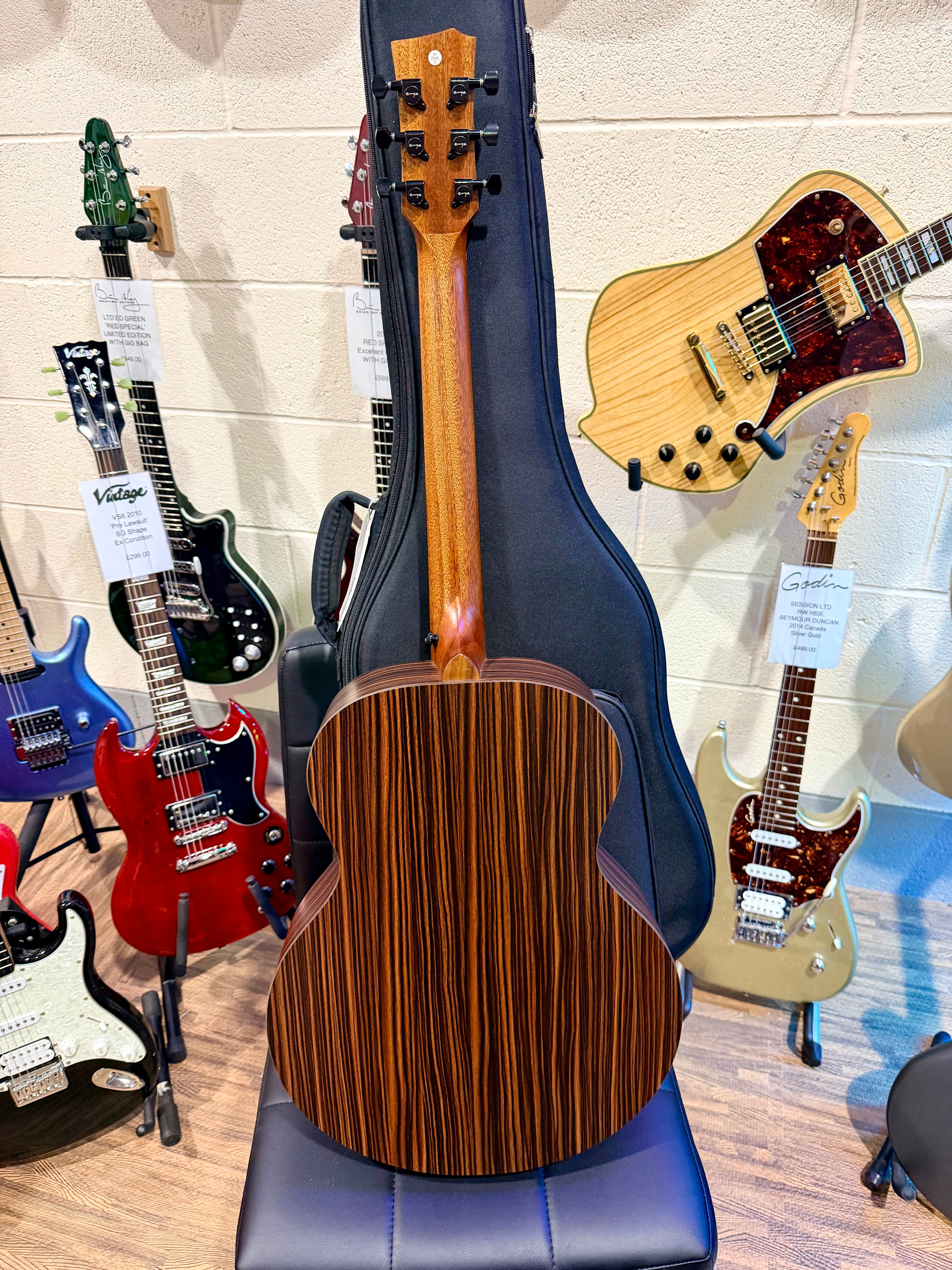 🔥NEW 2025🔥 Enya EA-X1 Pro~Vintage Sunburst Acoustic Guitar~Sitka Spruce & bag