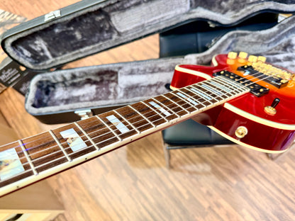 🔥GIBSON PICKUPS🔥 Epiphone Prophecy Les Paul Custom Plus GX~ Cherry Sunburst!