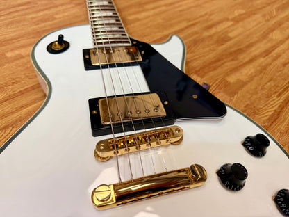 ✨2013✨ Burny SRLC-55 Les Paul Custom~ Alpine White~ Japanese Domestic Import!