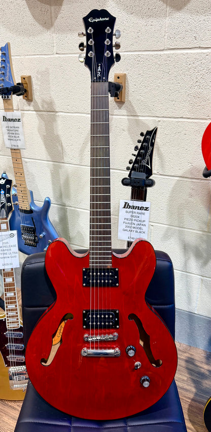 🍒LTD EDITION🍒 Epiphone Dot Studio ES-335 Semi-Hollow~ Custom Shop Cherry Red!